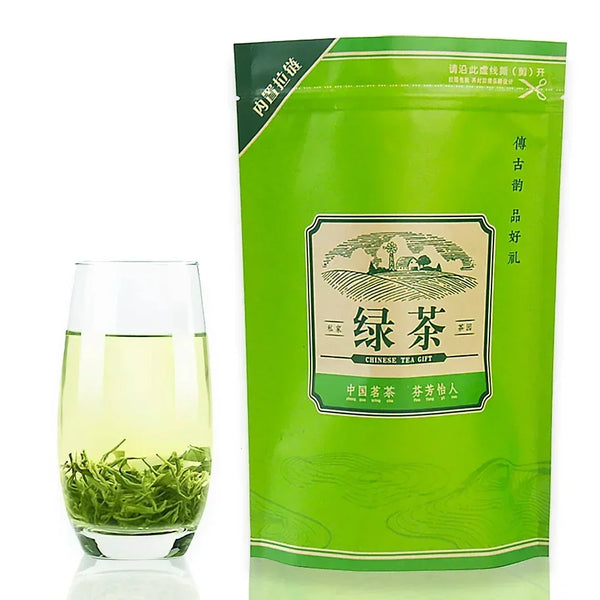 250g/500g Chinese Longjing Tea Pot Zipper Bags YunWu Biluochun Green Tea Recyclable Sealing No Packing Bag Droshipping