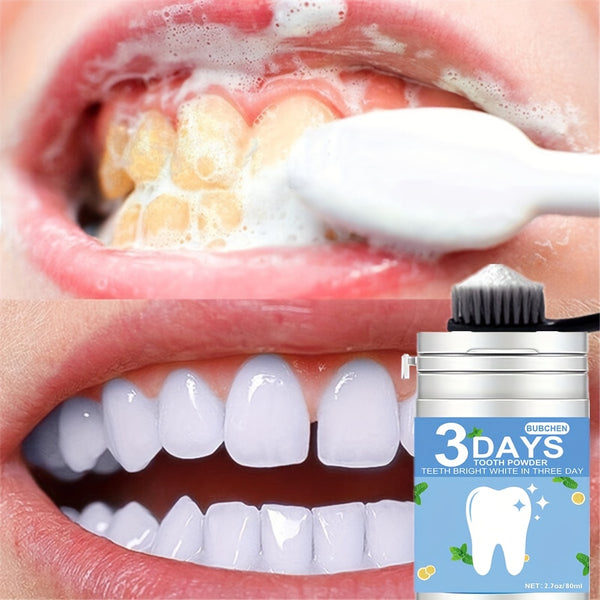1pc 2.71oz Pearl Essence Teeth Whitening Powder, Tooth Deep Cleaning Powder, Breath Freshener, Tooth Cleaning Powder For Daily Life