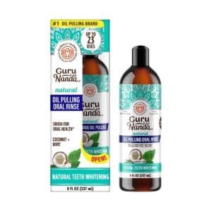 GuruNanda Cocomint Oil Pulling with Essential Oils & Vitamins