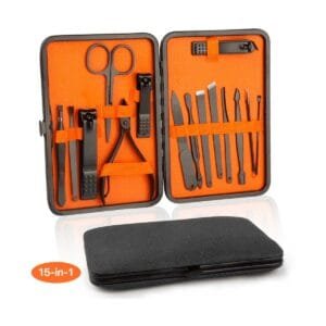 SUPTREE 15-Piece Nail Manicure Set for Women Men Pedicure