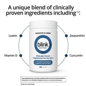 Blink NutriTears Clinically Proven Supplement for Dry Eyes